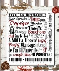 La retraite - Fiche Point de Croix - Isabelle Vautier