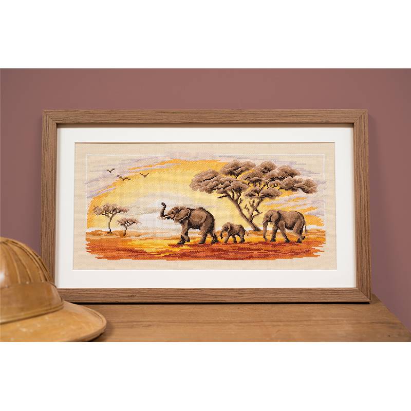 Kit Point De Croix Les Elephants Vervaco Univers Broderie Kit Point De Croix Les Elephants Vervaco Univers Broderie