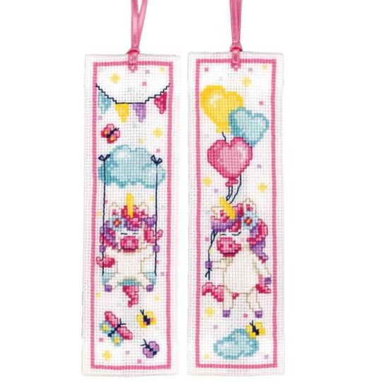 Kit Marque-Pages Licorne (lot de 2)  - Vervaco