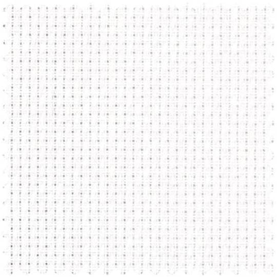 Toile Aïda 3.25 à broder Zweigart - Blanc (1)