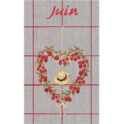 Torchon  broder Juin - Le Bonheur des Dames