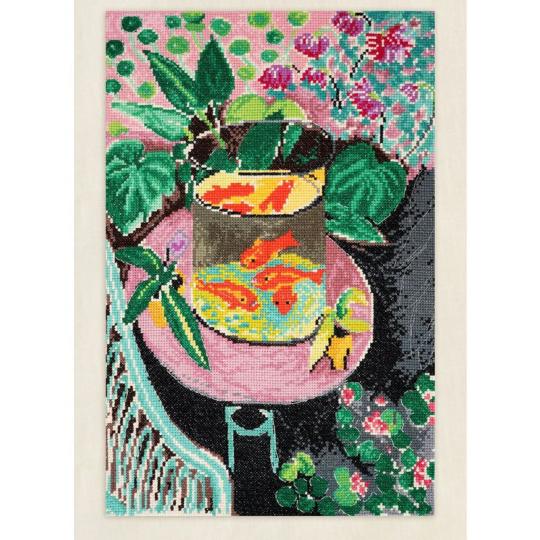 Les Poissons rouges d'Henri Matisse – Kit Point de Croix DMC