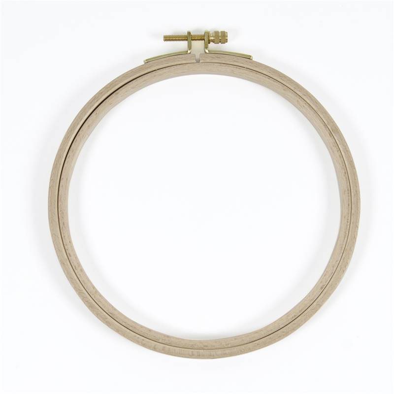 Curtzy Lot De 6 Cerceaux à Broder En Bois De Bamboe - 19 Cm - Set