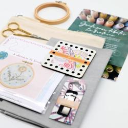 Je débute la broderie - Kit Un chat dans l'aiguille