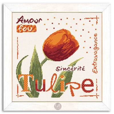 Tulipe - Fiche point de croix J003 - Lilipoints