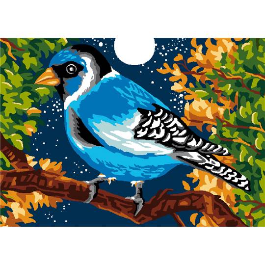 Petit Oiseau - Canevas Pénélope - Luc Créations