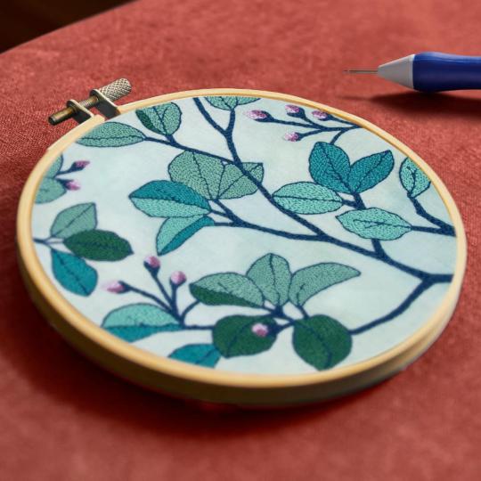 Balade dans la jungle - Kit Punch Needle DMC & Nathalie Weinzaepflen