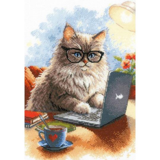 Auteur de Meowmoirs - Kit point de croix - Riolis