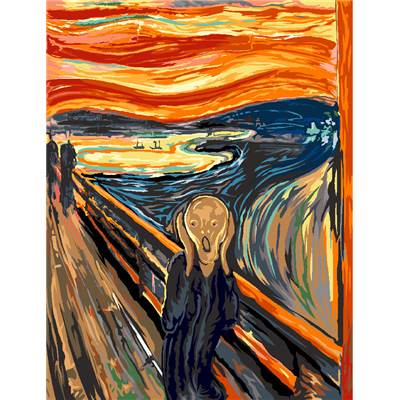 Le Cri (Edward Munch) - Canevas Pénélope - SEG de Paris