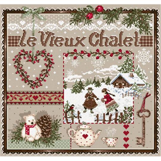 Le Vieux Chalet - Fiche Point de Croix - Madame La Fée