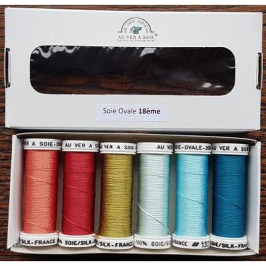 Pack 6 Nuances Soie Ovale - 18ème - Au Ver à Soie