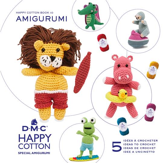 Livret Idées Crochet Happy Cotton Amigurumi N°10 - DMC