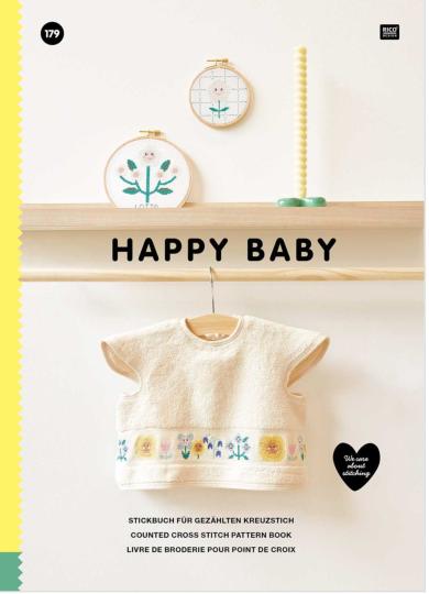 Livret à broder Éponge bébé Happy Baby • n°179 - Rico Design