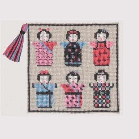 Kit Porte-Aiguilles Kokeshi - Le Bonheur des Dames