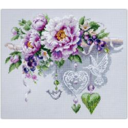 Décor Floral - Kit point de croix - Magic Needle