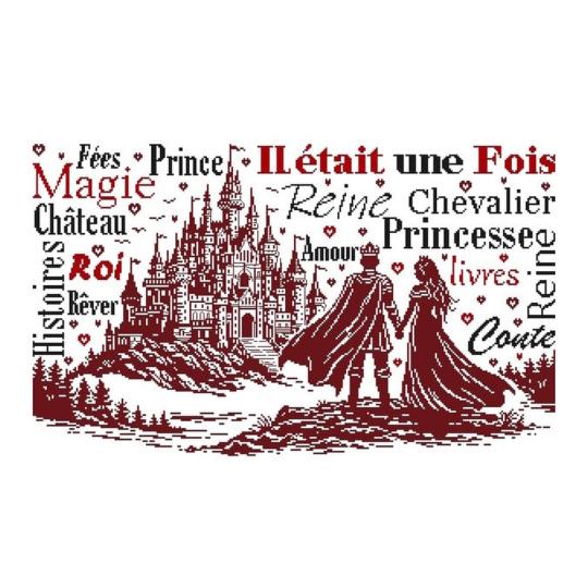 Il était une Fois - Fiche point de croix - Isabelle Vautier