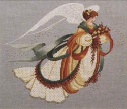 Angel of Autumn - Fiche point de croix - Lavender and Lace