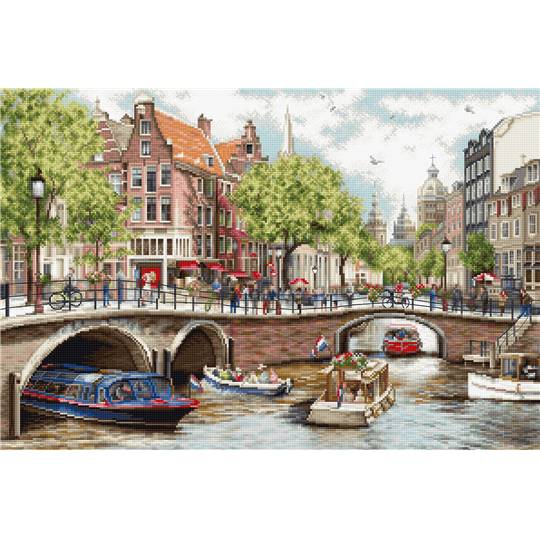Amsterdam - Kit point de croix - Luca-S