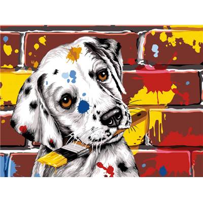 Petit Graffeur - Canevas Chien - SEG de Paris