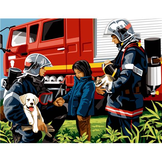 Mes Héros - Canevas Pénélope Pompiers - SEG de Paris