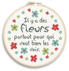 Kit Débutant - Citation Les Fleurs - Lilipoints
