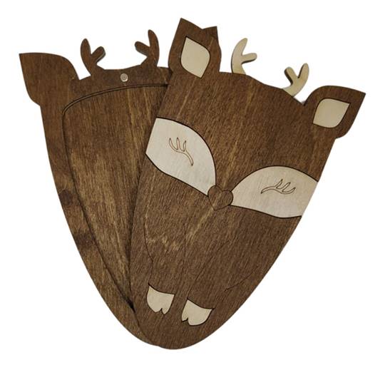 Boîte rangement pour ciseaux - Cerf - Wizardi