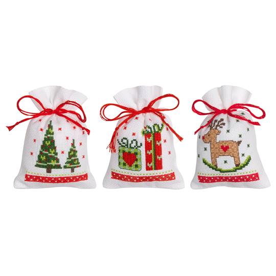 Kit Sachet Senteur Motifs de Noël lot de 3 - Vervaco