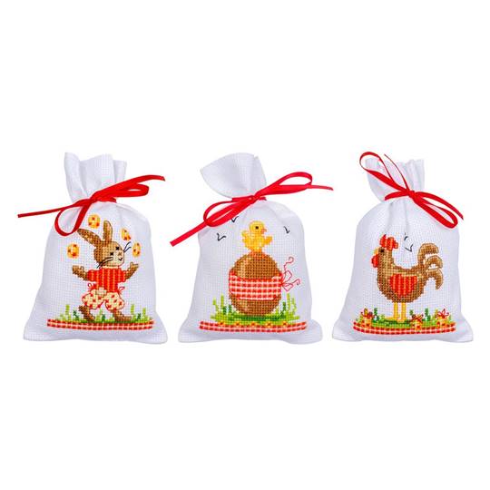 Kit Sachet Senteur Animaux de Pâques lot de 3 - Vervaco