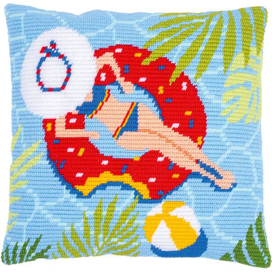 Piscine - kit Coussin gobelin oblique - Vervaco