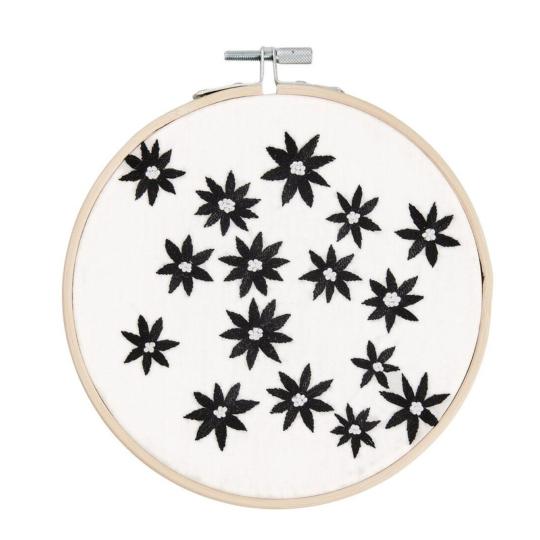 Asters d'automne – Kit de broderie traditionnelle Rico Design