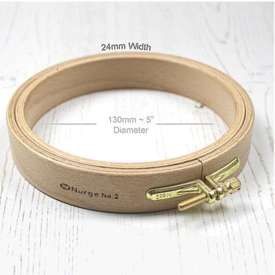 Cercle à broder bois de Hêtre - 13 cm - Nurge
