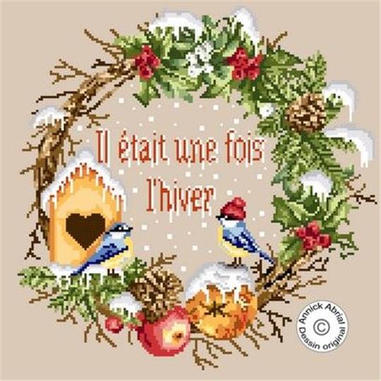 Il était une fois l'Hiver - Fiche Point de Croix - Annick Abrial