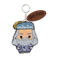 Dumbledore - Kit porte-clés à broder point de croix Harry Potter - DMC