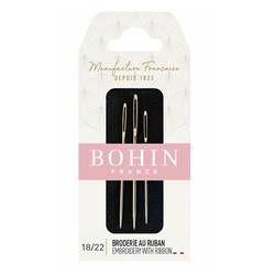Aiguilles broderie au ruban n°18/20/22 Bohin