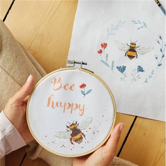 Bee Happy - Kit point de croix - DMC