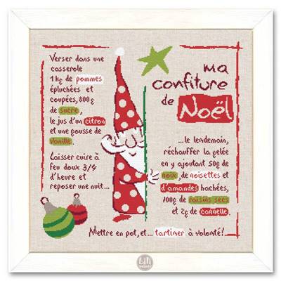 La Confiture de Noël - Fiche N020 Lilipoints