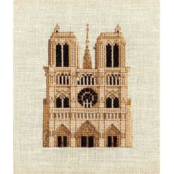 Notre Dame de Paris - Kit point de croix - Luc Créations