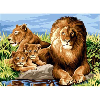 La Famille - Canevas Lion - SEG de Paris