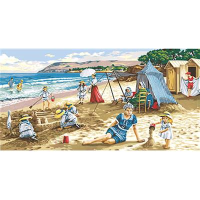 Une Journée à la Plage - Canevas Pénélope - SEG de Paris