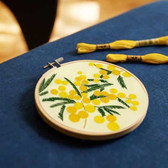 Mimosas - Kit broderie Traditionnelle - DMC