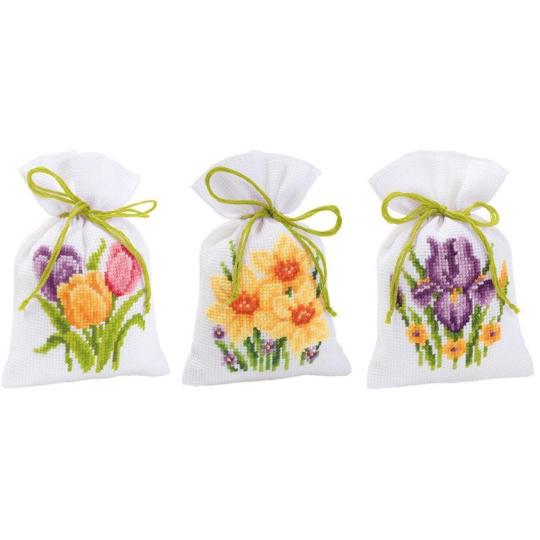 Kit Sachet senteur Fleurs  lot de 3 - Vervaco