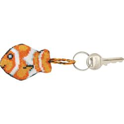 Nemo – Kit Porte-clés à broder Permin of Copenhagen