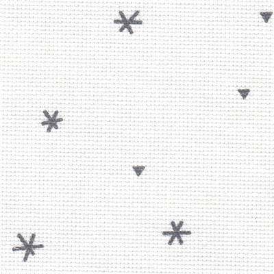 Toile Aïda 8 à broder Zweigart - Sparkle Blanc (1369)