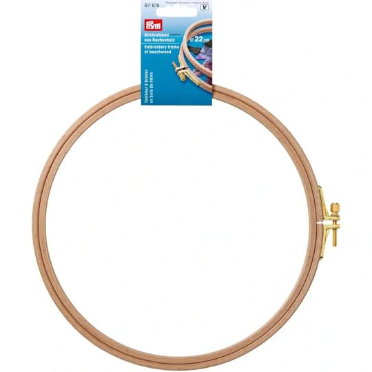 Cercle à broder en bois 22 cm - Prym