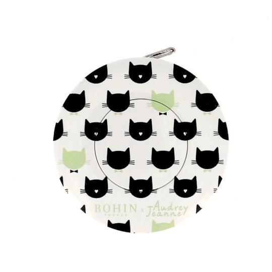 Mètre Enrouleur Petits Chats 150 cm - Bohin & Audrey Jeanne