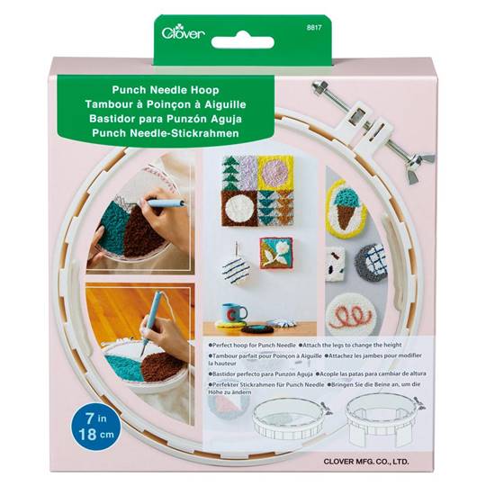 Tambour pour broderie Punch Needle - Clover