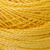 Bobine Fil Coton perlé DMC n°8 - 743 Jaune de Naples