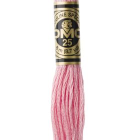 Fil à broder mouliné DMC coloris 3326 Rose Eglantine