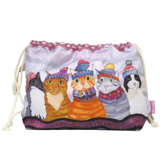 Sac à Tricot Cordon "Cats in Hats" – Emma Ball