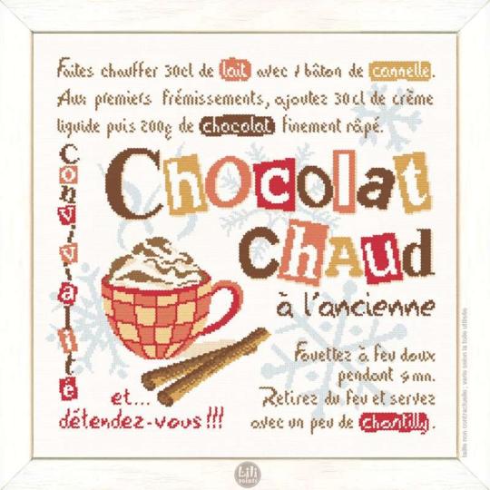 Chocolat Chaud - Fiche point de croix G050 - Lilipoints